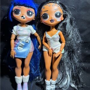 L.O.L. Surprise! Dolls with Blue Hair and Black Hair